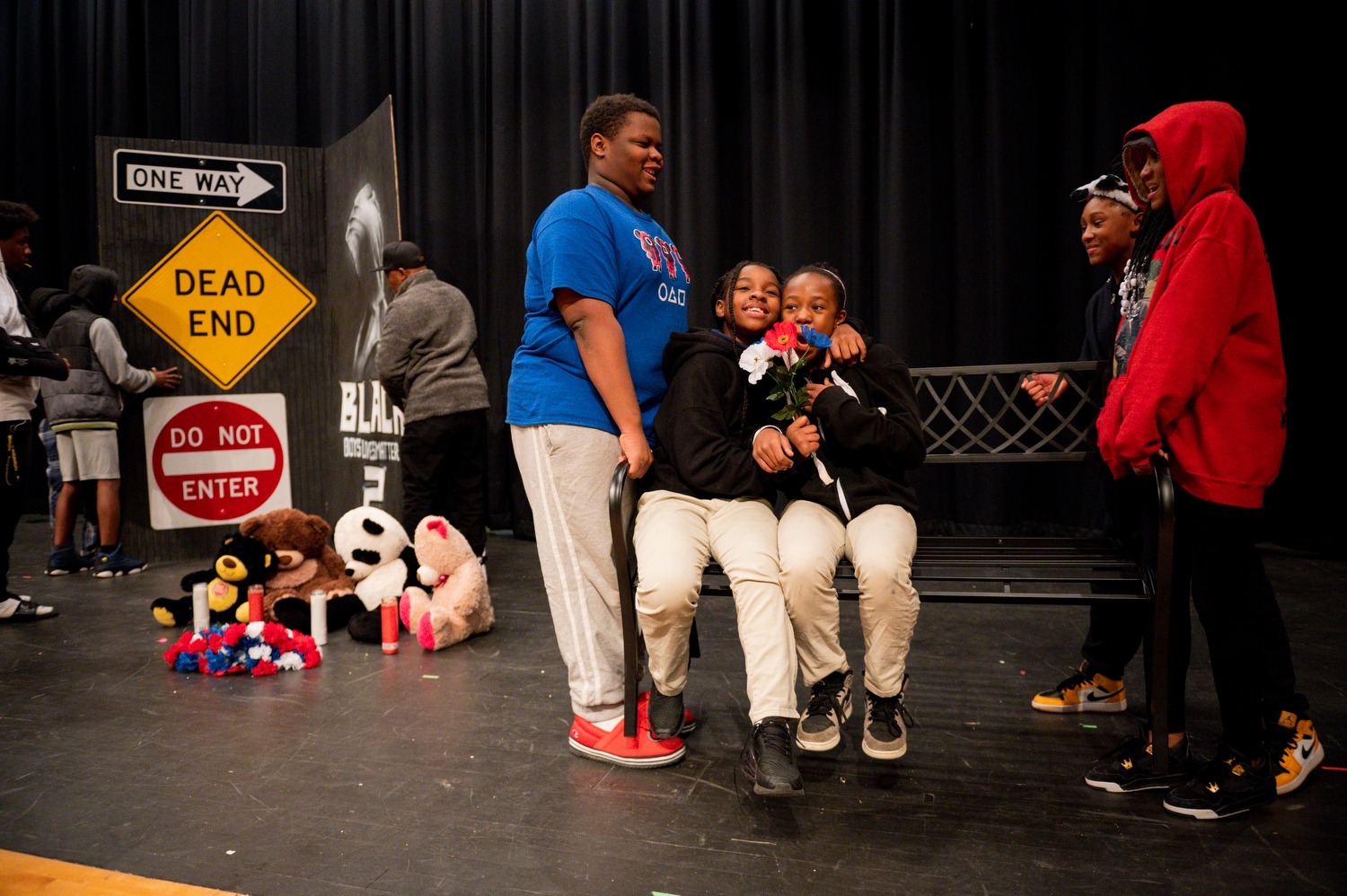 Robert Ricks Student Theater Production
His organization is called Mentors Inspiring Boys and Girls
Ricks, a playwright and author, runs an after school play production with students across Rochester. This production is called “The School to Prison Pipeline, The Stage Play”