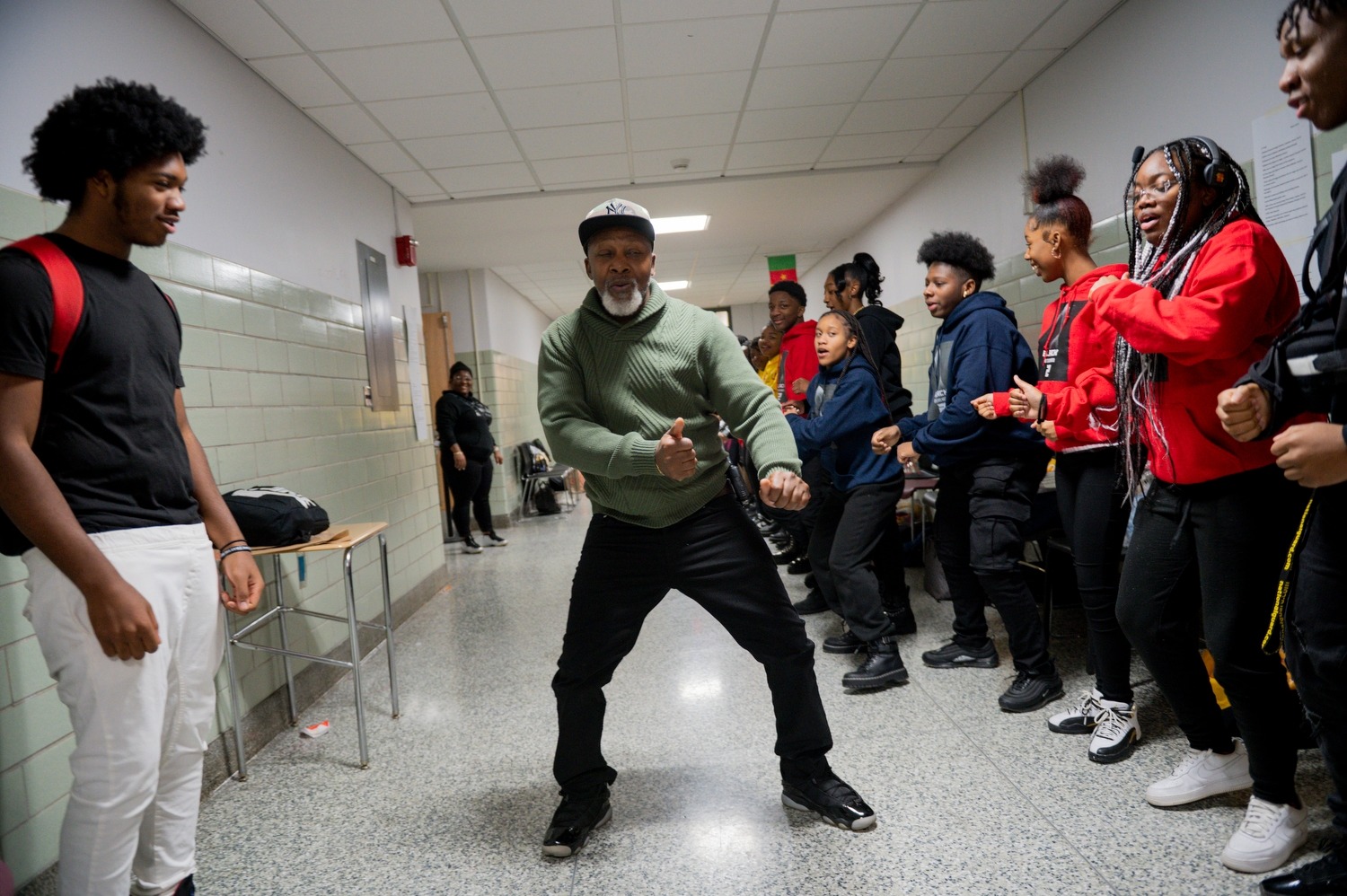 Robert Ricks Student Theater Production
His organization is called Mentors Inspiring Boys and Girls
Ricks, a playwright and author, runs an after school play production with students across Rochester. This production is called “The School to Prison Pipeline, The Stage Play”